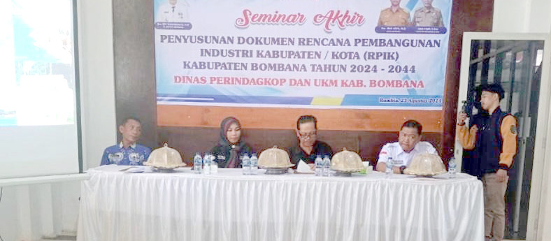 Suasana seminar alkhir penyusunan RIPK Bombana.(ist)