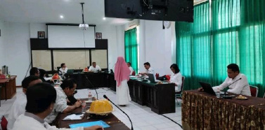 Rapat persiapan pembangunan ZI oleh para pejabat lingkup FP UHO.(DOK FAKULTAS PERTANIAN UHO)