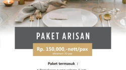 Flayer Paket Arisan PlazaInn Kendari.