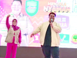 Yudhi-Nirna Siapkan Makan Siang dan Susu Gratis