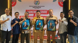 Menandai langkah awal pada kepengurusan periode 2024-2026, DEM Indonesia menyelenggarakan launching periode dan diskusi energi nasional dengan tema Peran Mahasiswa dalam Menyongsong Masa Depan Kedaulatan Energi Negeri pada Masa Transisi Kepemimpinan. (dok. DEM Indonesia)