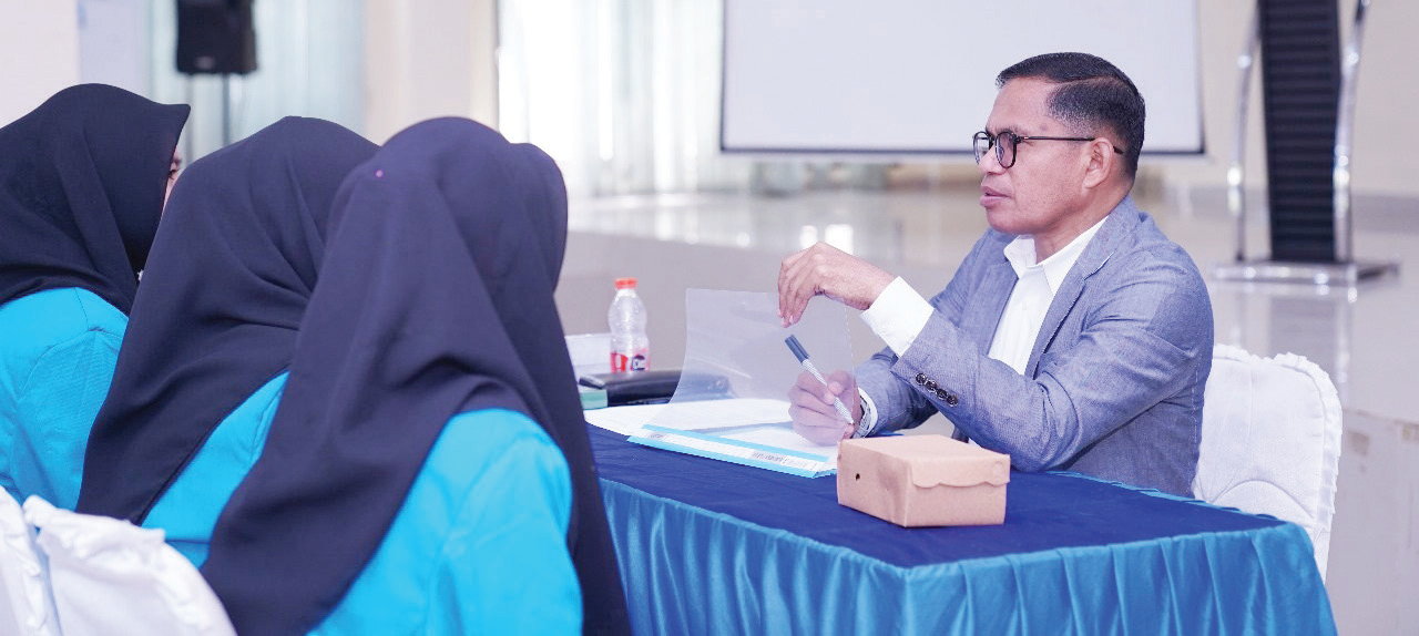 Suasana seleksi wawancara KIP Kuliah di IAIN Kendari.(HUMAS IAIN KENDARI)