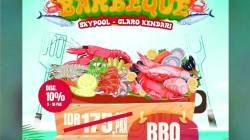 Promosi “All You Can Eat Summer Barbeque” dengan harga terjangkau di Hotel Claro Kendari. (HOTEL CLARO KENDARI)