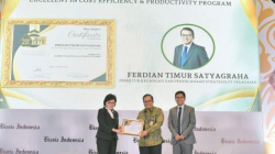 PT Pegadaian meraih dua penghargaan sekaligus di ajang Bisnis Indonesia TOP BUMN Awards 2024. (Dok Pegadaian)