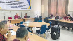 Rapat Pembentukan Tim Pembangunan Zona Integritas Menuju Wilayah Bebas dari Korupsi. (SITI SRIWAHYUNI/KENDARI POS)