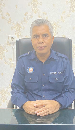 Kepala LPPMP UHO, Dr. La Ode Santiaji Bande, S.P., M.P. (IST)