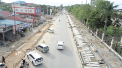 JALUR SATU ARAH : Seiring penataan kawasan pelataran MTQ Square, Pemkot Kendari akan memberlakukan jalur satu arah.