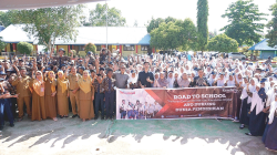 Road to School SMPN 20 Kendari : Menumbuhkan Budaya Literasi