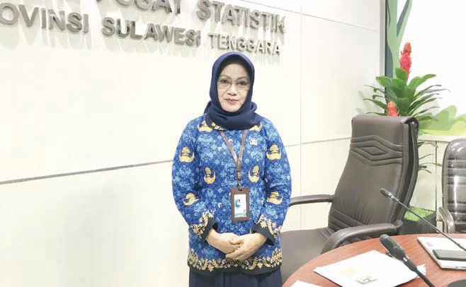 Plt Kepala Badan Pusat Statistik (BPS) Sultra Surianti Toar. (IST)