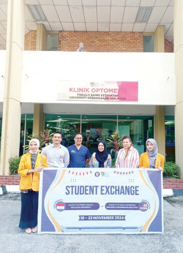 Foto bersama saat melaksanakan Student Exchange di FSK UKM beberapa waktu lalu.