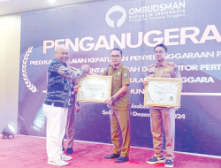 Pemkab Bombana Raih Penghargaan Pelayanan Publik 2024