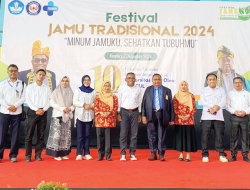 Fakultas Farmasi UHO Helat Festival Jamu Tradisional 2024