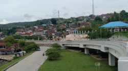 KOTA LAMA : Lalu lintas di kawasan Kota Lama tampak lengang. Rencananya, pemerintah akan menata kawasan ini menjadi destinasi wisata sejarah. Namun hingga kini, rencana tersebut tak kunjung dieksekusi.