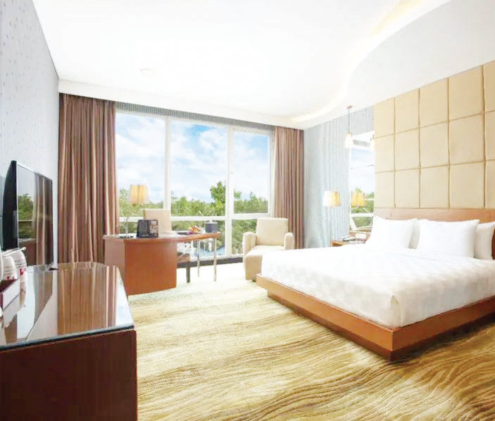 Kamar eksekutif yang ditawarkan Swiss-Belhotel Kendari untuk merayakan tahun baru spesial.