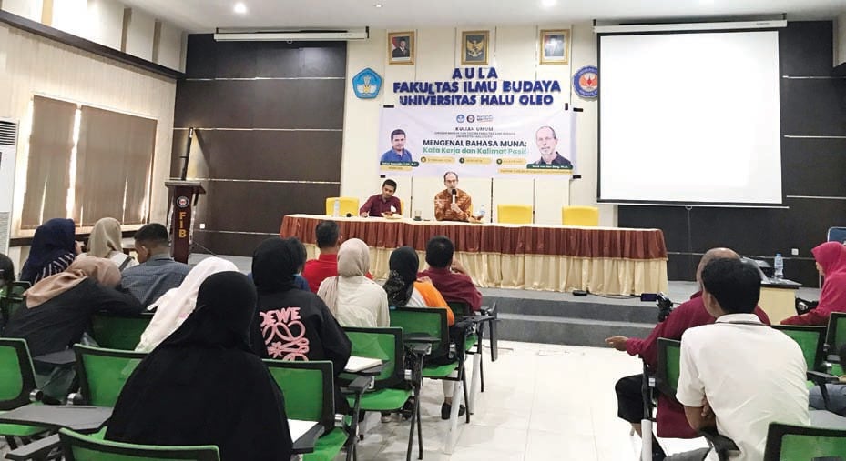 FIB UHO Gelar Kuliah Umum Mengenal Bahasa Muna